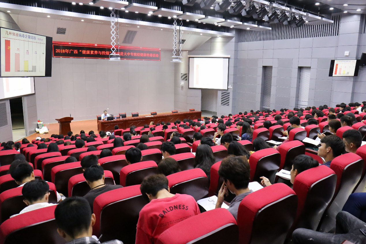 唐振柱先生莅临造型艺术学院开展健康巡讲巡展和学生健康素养水平调查