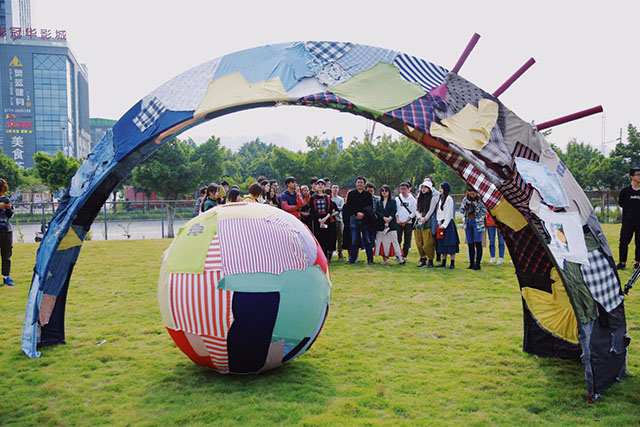 造院展览造型艺术学院共想户外公共艺术作品展于相思湖校区隆重开幕